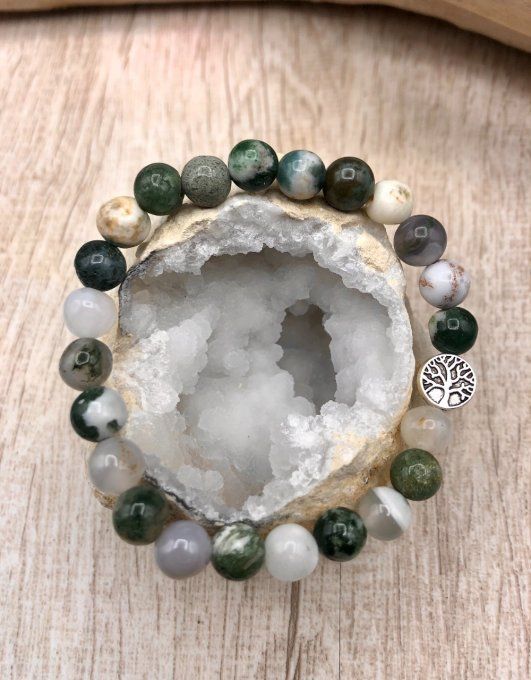 Bracelet AGATE ARBRE