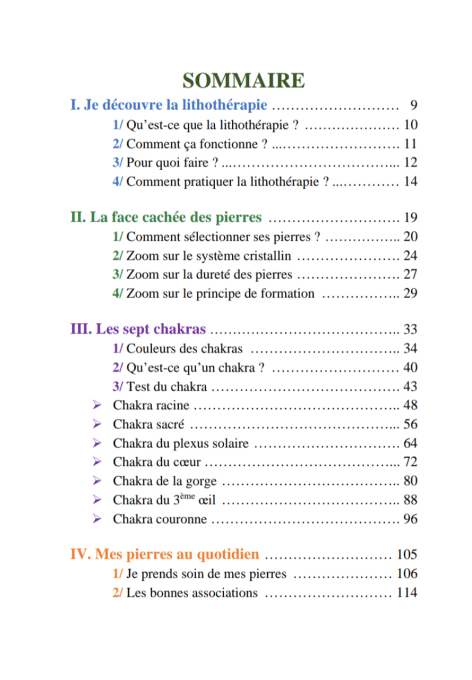 A la découverte de la lithothérapie